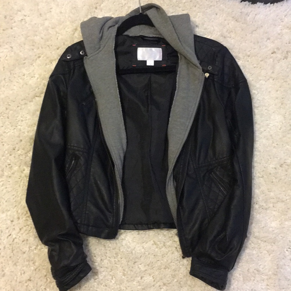 Faux Leather Jacket